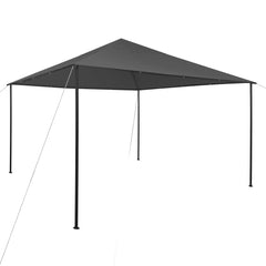 Anthracite steel frame pavilion with Oxford fabric, measuring 13.1'x13.1' for outdoor use.