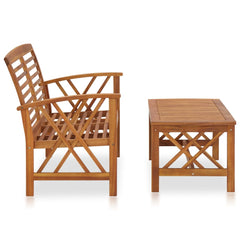 Garden Lounge Set Natural wood Solid acacia wood Medium Strong