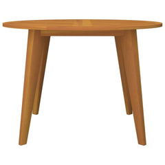 Garden Table Brown Solid Acacia Wood Medium Durable