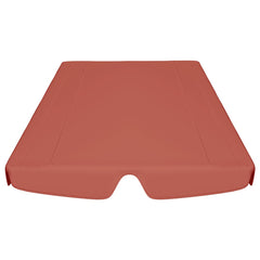 Replacement Canopy for Garden Swing Terracotta 59.1/51.2x41.3/27.6