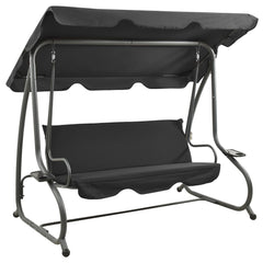 Swing Bench Anthracite PVC-coated fabric, powder-coated steel