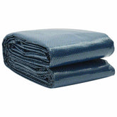 Pool Cover Black and Blue Thick PE film with air chambers Large