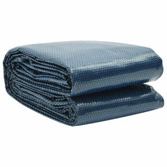 Pool Cover Black and Blue Thick PE film with air chambers