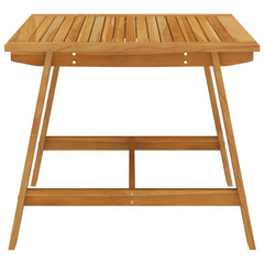 Garden Dining Table Natural Acacia Solid Acacia wood Medium