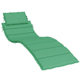Sun Lounger Cushion Green Oxford fabric 73.2 x 22.8 in