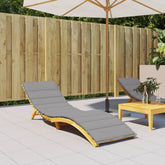 Sun Lounger Cushion Grey