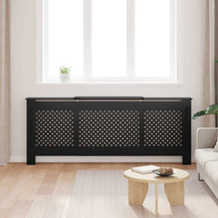 MDF Radiator Cover Black 80.7