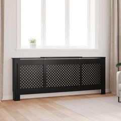 MDF Radiator Cover Black 80.7