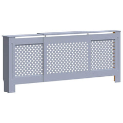 MDF Radiator Cover Gray 80.7