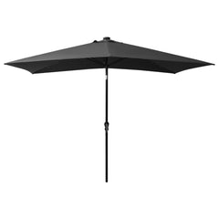 Garden Parasol Anthracite Polyester, Powder-Coated Steel
