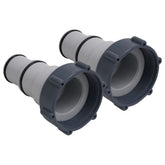 Hose Adapter Set of 2 Grey Plastic 3.6 in Durable