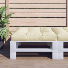 Pallet Cushion Cream 100% polyester 27.6x27.6 in