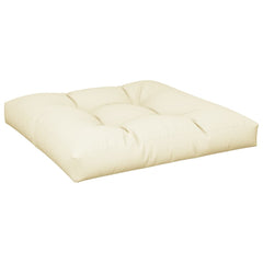 Pallet Cushion Cream 100% polyester 31.5 x 31.5 x 4.7 in