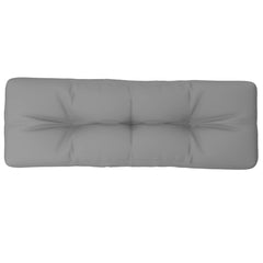 Pallet Cushion Grey 100% Polyester 47.2 in x 15.7 in x 4.7 in