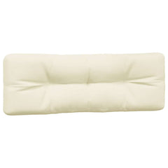 Pallet Cushion Set of 5 Cream 100% Polyester Extra Thick Surface