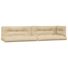 Pallet Cushion Set of 5 Beige 100% polyester Standard