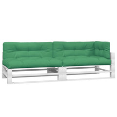 Pallet Cushion Set of 5 Green 100% Polyester Medium