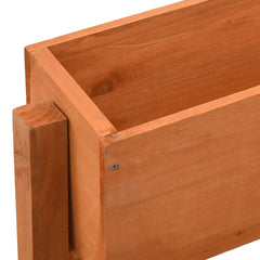 Planter Orange Solid Firwood Medium Foldable Planter