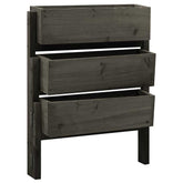Planter Grey Solid firwood with a grey water-based finish Medium