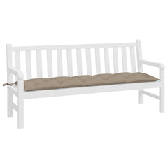 Garden Bench Cushion Taupe Oxford fabric (100% polyester)