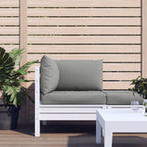 Pallet Cushion Grey Oxford fabric Set of 3 Rectangular Modern