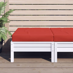 Pallet Cushion Red Oxford fabric, Foam fiber