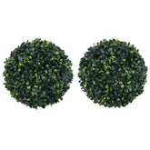 Artificial Boxwood Ball Mixed Green Polyethylene Large
