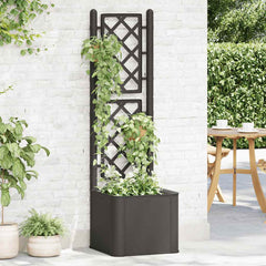 Raised Bed Anthracite Plastic (PP) Large Planting