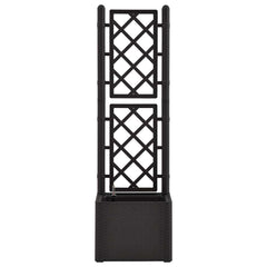 Raised Bed Anthracite Plastic (PP) Large Planting