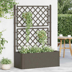 Raised Bed Mocha Plastic (PP) Large Waterproof materials