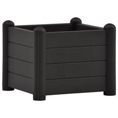 Raised Bed Anthracite Polypropylene 16.9 x 16.9 x 13.8 in