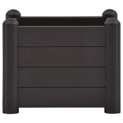Raised Bed Anthracite Polypropylene 16.9 x 16.9 x 13.8 in
