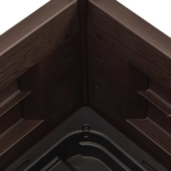 Raised Bed Anthracite Polypropylene 16.9 x 16.9 x 13.8 in