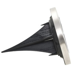 Eight Bostome solar-powered RGB LED ground lights with stainless steel and black stakes.