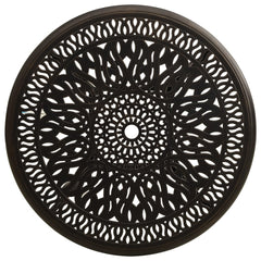 Garden Table Bronze Cast Aluminum Medium Attractive Design