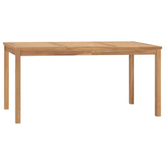 Dining Table Warm brown Solid Teak Wood Large Durable