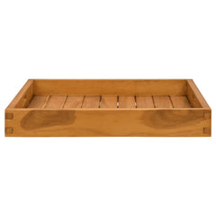 Serving Tray 19.7x19.7 Solid Wood Teak