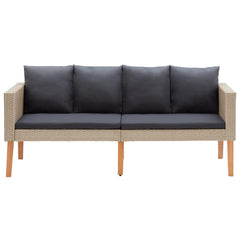 Garden Furniture Set Beige, Anthracite