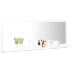 Mirror White Engineered wood, acrylic 39.4 in x 14.6 in x 4.1 in
