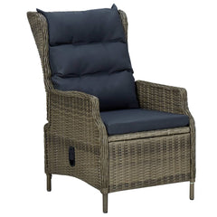 Patio Dining Set Set of 8 Brown Round PE rattan 9 Piece Set