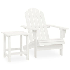 Garden Chair White Solid fir wood Standard Ergonomic