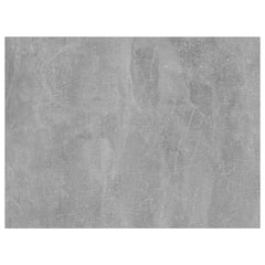 Shelf Set of 4 Concrete Grey Engineered Wood Medium Simple