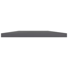 Shelf Set of 8 High gloss grey Engineered wood Medium Simple