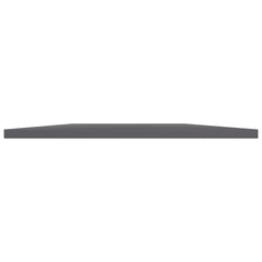 Shelf Set of 8 High gloss gray Engineered wood 23.6x19.7x0.6 in
