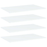 Shelf Set of 4 White Engineered wood 31.5 x 19.7 x 0.6 in
