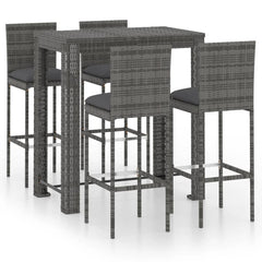 Garden Bar Set Grey