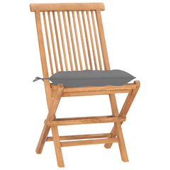 Outdoor Dining Set Teak Fine sanded teak hardwood, 100% polyester