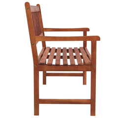 Patio Bench with Cushion 47.2 Solid Acacia Wood