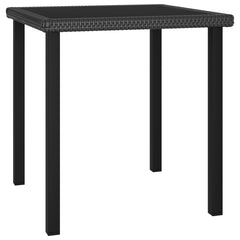 Dining Set Black, Cream