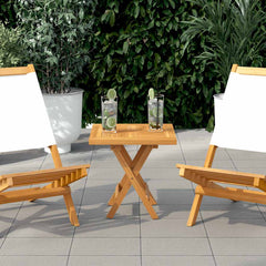 Table Top Teak Solid teak wood 15.7 x 15.7 x 1.0 in Durable